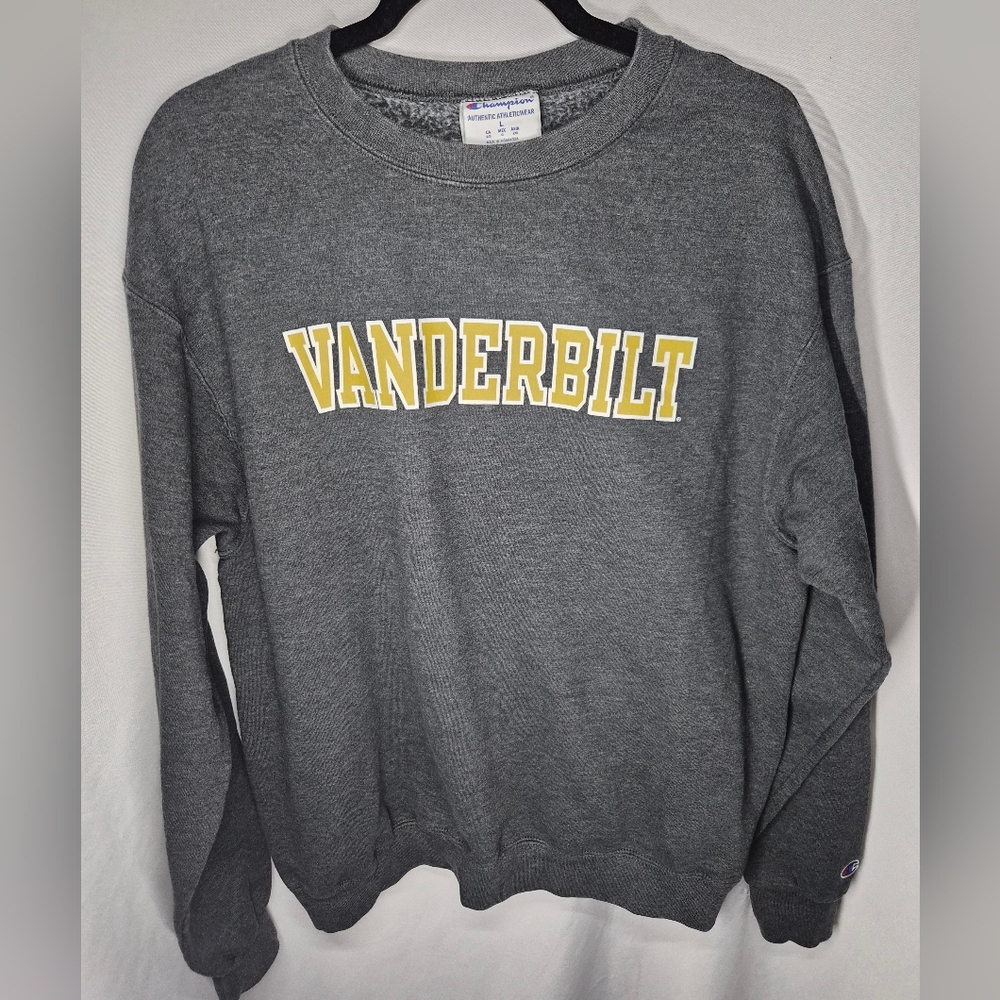 Champion Vanderbilt Charcoal Crewneck Sweater